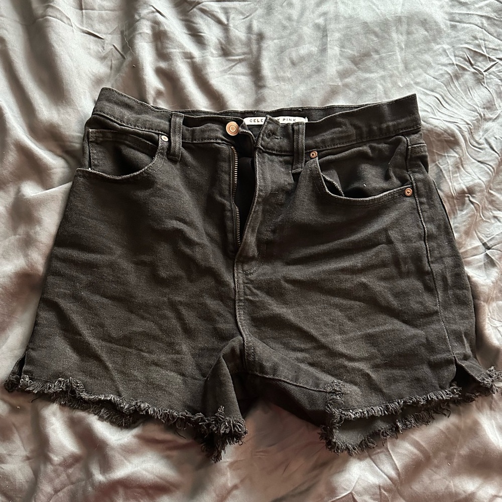 Celebrity Pink Black Shorts